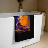 Close-up of SurArt 79 Towel's intricate weave, emphasizing its exceptional absorbency and soft texture.